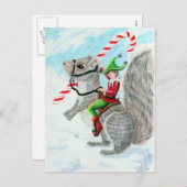 Rasing Stock-Weihnachten Feiertagspostkarte (Vorne/Hinten)