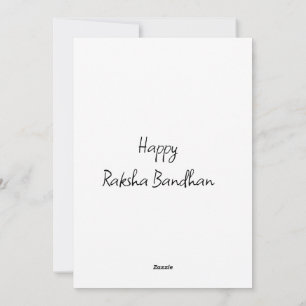 Raskha Bandhan Holiday Card Feiertagskarte