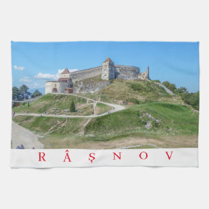 Rasnov Citadel Einfahrt Teetuch Geschirrtuch