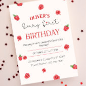 Raspberry 1. Geburtstag Einladung