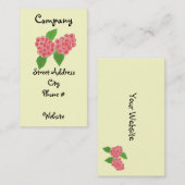 Raspberry Bliss Visitenkarte (Vorne/Hinten)