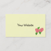 Raspberry Bliss Visitenkarte (Rückseite)