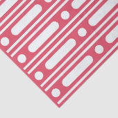 Raspberry Bone Inlay Dots Border Decoupage Paper Seidenpapier (Detail)