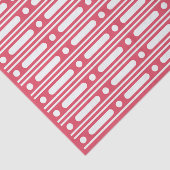 Raspberry Bone Inlay Dots Border Decoupage Paper Seidenpapier (Ausschnitt)