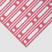 Raspberry Bone Inlay Dots Bordr Decoupage Paper Seidenpapier (Detail)