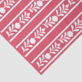 Raspberry Bone Inlay Floral Border Decoupage Paper Seidenpapier (Detail)