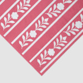 Raspberry Bone Inlay Floral Border Decoupage Paper Seidenpapier (Ausschnitt)