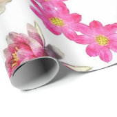 Raspberry Bouquet Geschenkpapier (Rolleneckpunkt)