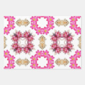 Raspberry Bouquet Geschenkpapier Set (Vorderseite 2)