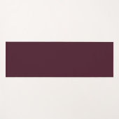 Raspberry burgundy | Bordeaux Yogamatte (Vorderseite (Horizontal))