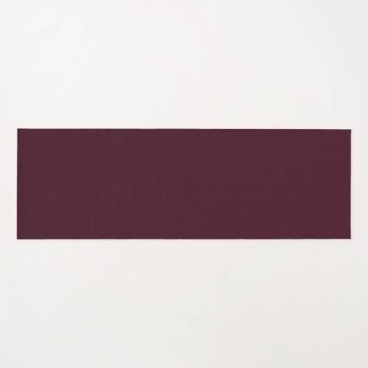 Raspberry burgundy | Bordeaux Yogamatte (Vorderseite (Horizontal))