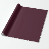 Raspberry Burgundy | Schlichtes Burgund Geschenkpapier (Ungerollt)