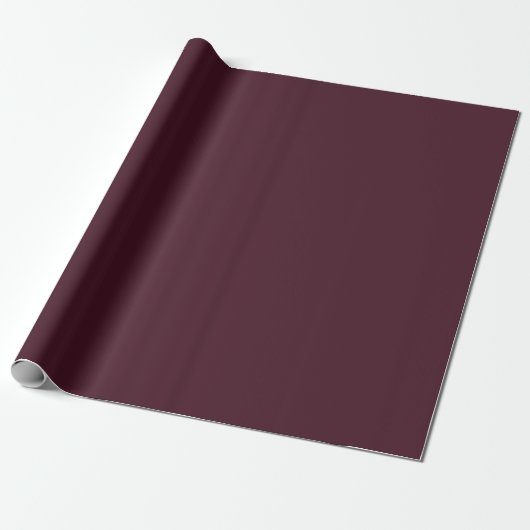 Raspberry Burgundy | Schlichtes Burgund Geschenkpapier (Ungerollt)