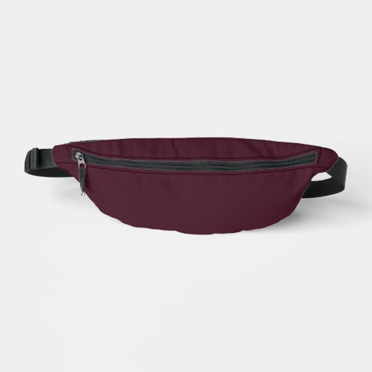 Raspberry Burgundy, Solid Burgundy Bauchtasche (Vorderseite)