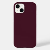 Raspberry Burgundy, Solid Burgundy Case-Mate iPhone Hülle (Rückseite)