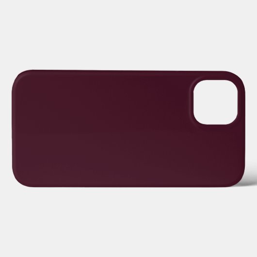 Raspberry Burgundy, Solid Burgundy Case-Mate iPhone Hülle (Rückseite (Horizontal))