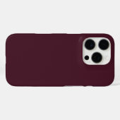 Raspberry Burgundy, Solid Burgundy Case-Mate iPhone Hülle (Rückseite (Horizontal))