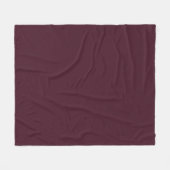 Raspberry Burgundy, Solid Burgundy Fleecedecke (Vorderseite (Horizontal))