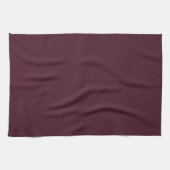 Raspberry Burgundy, Solid Burgundy Geschirrtuch (Horizontal)