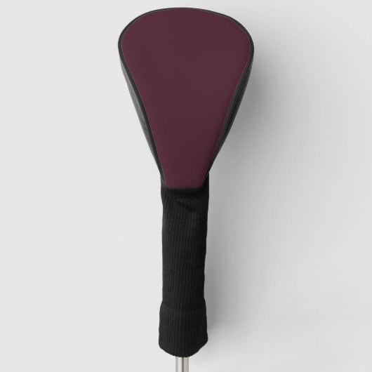 Raspberry Burgundy | Solid Burgundy Golf Headcover (Vorderseite)