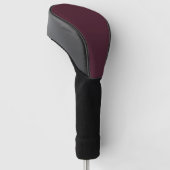 Raspberry Burgundy | Solid Burgundy Golf Headcover (angewinkelt)