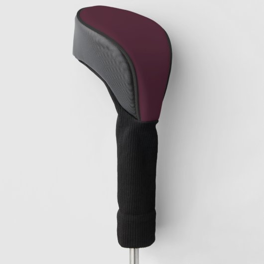 Raspberry Burgundy | Solid Burgundy Golf Headcover (angewinkelt)