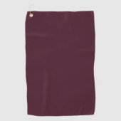 Raspberry Burgundy, Solid Burgundy Golfhandtuch (Vorderseite)