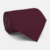 Raspberry Burgundy, Solid Burgundy Krawatte (Gerollt)