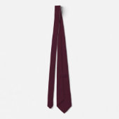 Raspberry Burgundy, Solid Burgundy Krawatte (Rückseite)