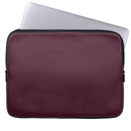 Raspberry Burgundy, Solid Burgundy Laptopschutzhülle