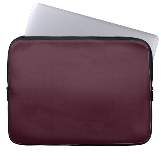Raspberry Burgundy, Solid Burgundy Laptopschutzhülle (Vorderseite)