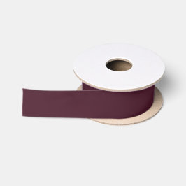 Raspberry Burgundy | Solid Burgundy Satinband