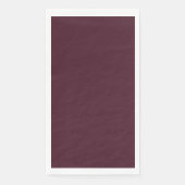Raspberry Burgundy, Solid Burgundy Serviette (Vorderseite)