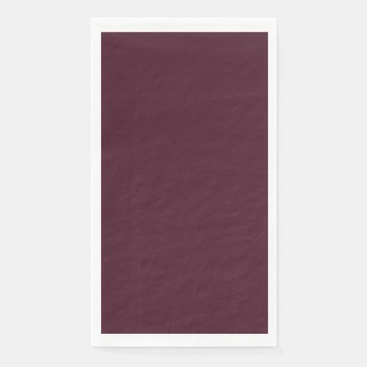 Raspberry Burgundy, Solid Burgundy Serviette (Vorderseite)