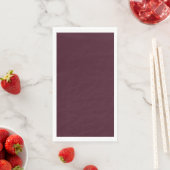 Raspberry Burgundy, Solid Burgundy Serviette (Beispiel)
