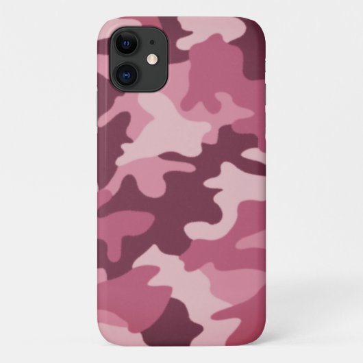 Raspberry Camouflage Case-Mate iPhone Hülle (Rückseite)