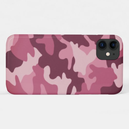 Raspberry Camouflage Case-Mate iPhone Hülle (Rückseite (Horizontal))