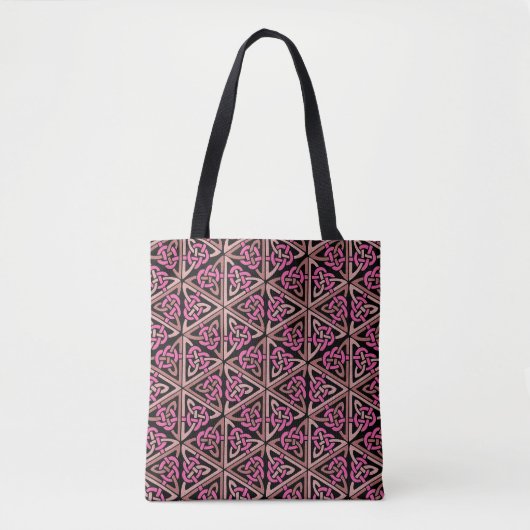 Raspberry Cerltic Knots Tasche (Vorderseite)
