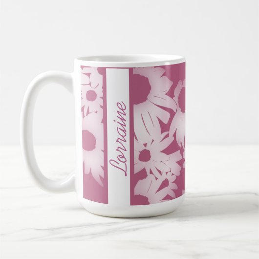 Raspberry Color Me Daisies Kaffeetasse (Links)