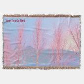 Raspberry Creme Birch Decke (Vorderseite)