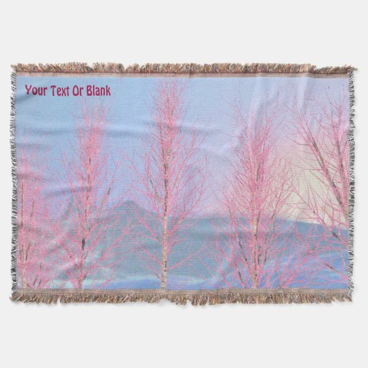 Raspberry Creme Birch Decke (Vorderseite)