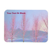 Raspberry Creme Birch Magnet (Horizontal)