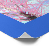 Raspberry Creme Birch Poster (Ecke)