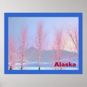 Raspberry Creme Birch Poster (Vorne)