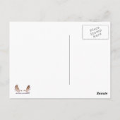 Raspberry Creme Birch Postkarte (Rückseite)