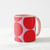 "RASPBERRY-CREME" POP-ART 11 OZ. KAFFEETASSE (VorderseiteRechts)