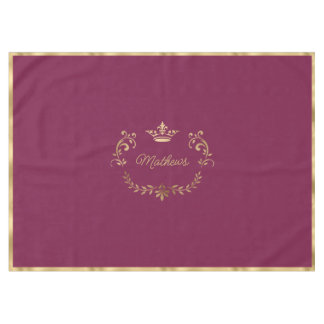 Raspberry Crown Wappen Personalisiert Tischdecke