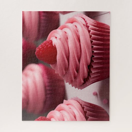 Raspberry Cupcakes Puzzle (Vertikal)