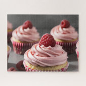 Raspberry Cupcakes Puzzle (Horizontal)