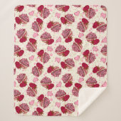 Raspberry Cupcakes Sherpadecke (Vorderseite)